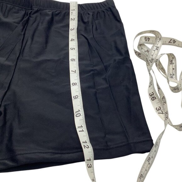 ZITY Womens Shorts Black Drawstring Elastic Waist Lightweight Casual Size XXL - Picture 6 of 9